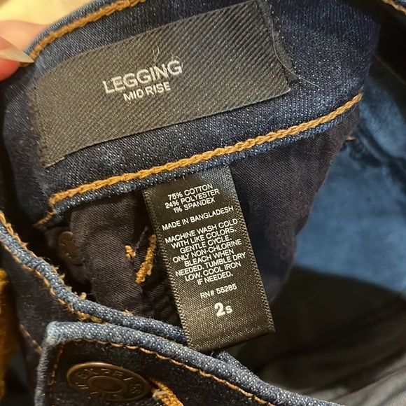 Express Dark Jeggings Sz 2 - Picture 7 of 10